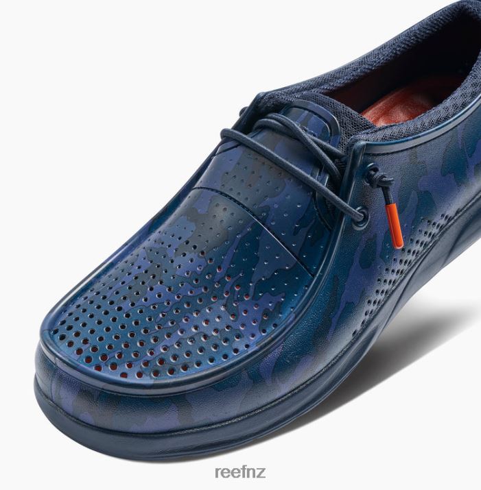 Reef Shoes NZ 62JVZ527 - Water Coast Prints Men Navy Camo Reef