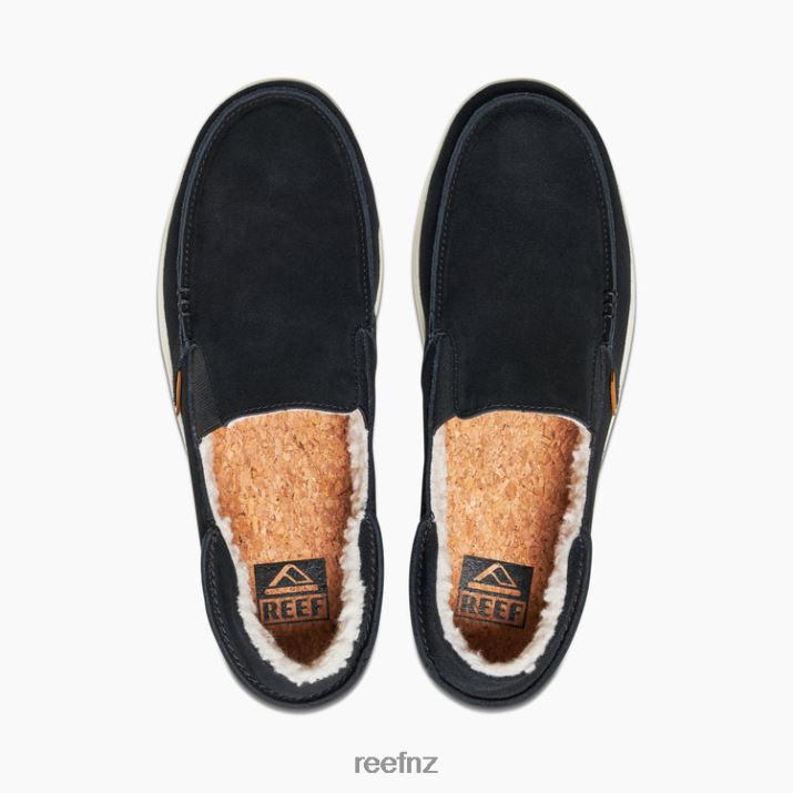 Reef Shoes NZ 62JVZ529 - Cushion Matey Cozy Men Black Reef