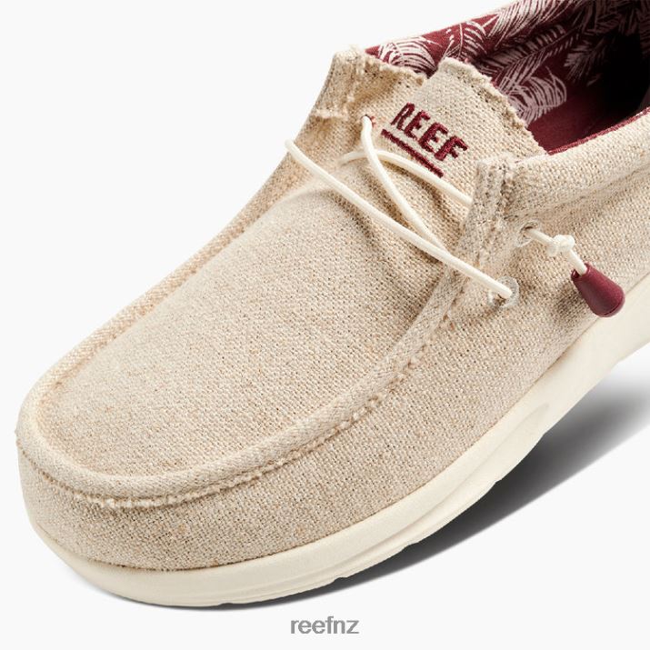 Reef Shoes NZ 62JVZ531 - Cushion Coast Textile Men Tan Jute Reef