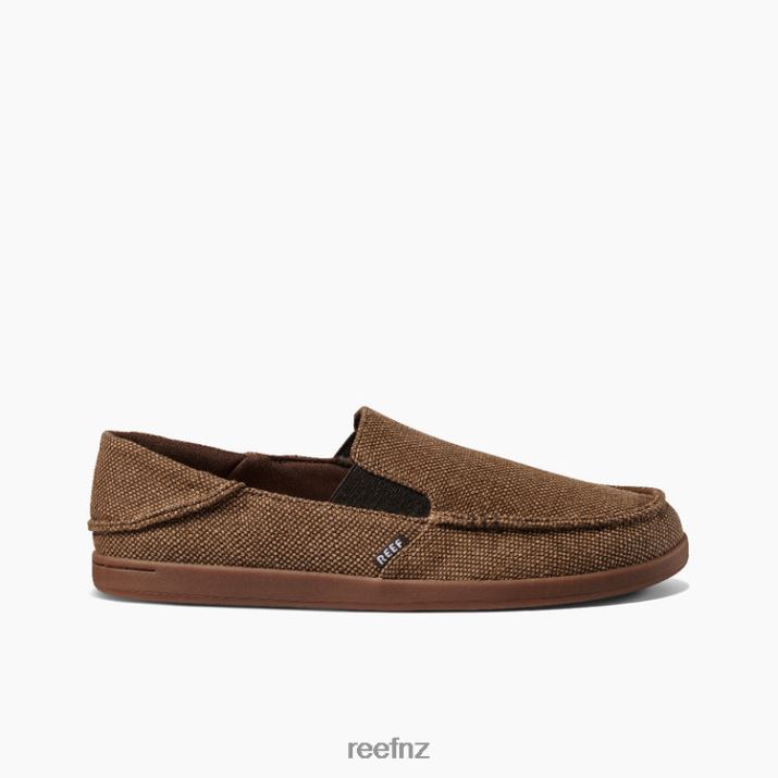 Reef Shoes NZ 62JVZ533 - Cushion Matey Men Brown/Gum Reef