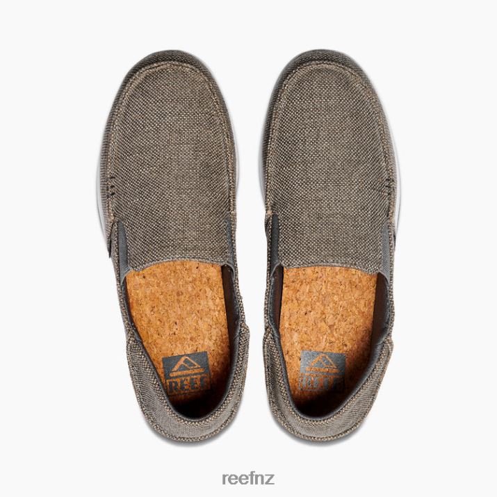 Reef Shoes NZ 62JVZ534 - Cushion Matey Men Grey/White Reef