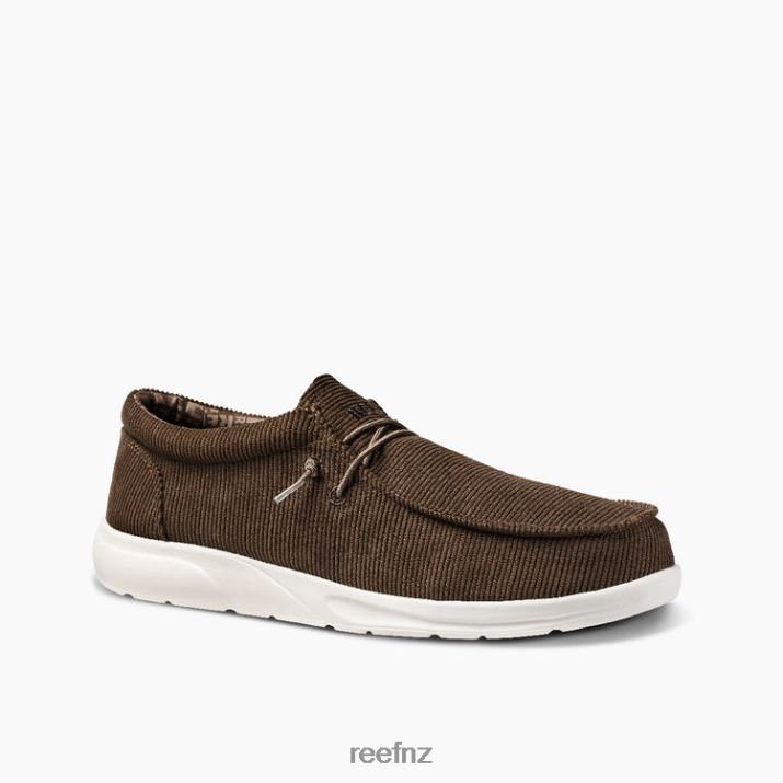 Reef Shoes NZ 62JVZ538 - Cushion Coast Textile Men Brown Cord Reef