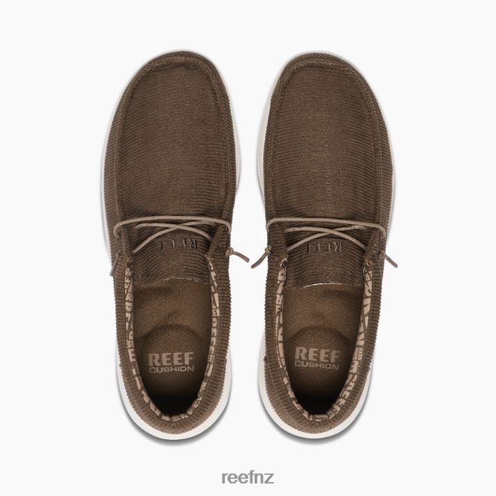 Reef Shoes NZ 62JVZ538 - Cushion Coast Textile Men Brown Cord Reef