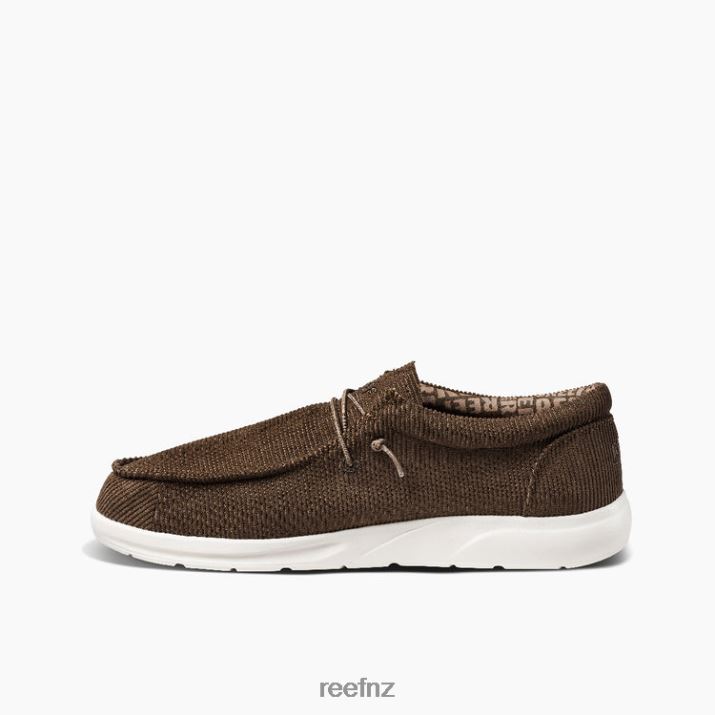 Reef Shoes NZ 62JVZ538 - Cushion Coast Textile Men Brown Cord Reef