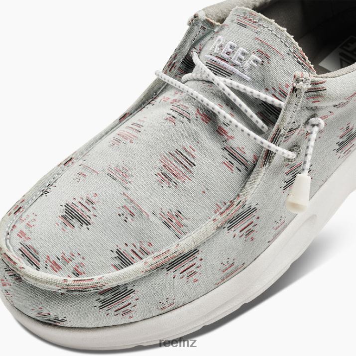 Reef Shoes NZ 62JVZ540 - Cushion Coast Textile Men Sedona Grey Reef