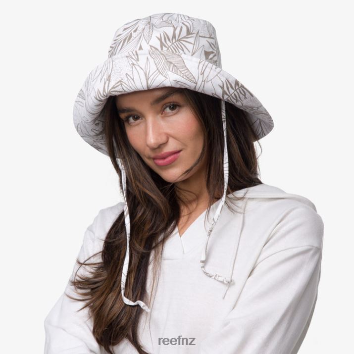 Reef NZ 62JVZ297 - Rudy Printed Bucket Hat Women Mushroom Reef