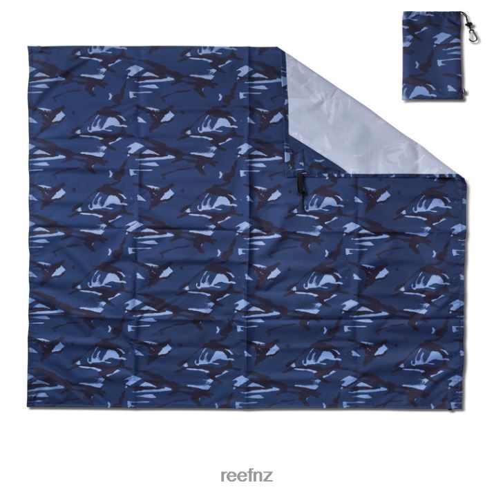 Reef NZ 62JVZ300 - Sanford Beach Blanket Women Camo Blue/Blue Reef