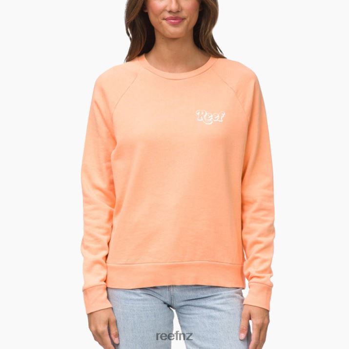 Reef NZ 62JVZ289 - Florence Pullover Crewneck Women Coral Reef