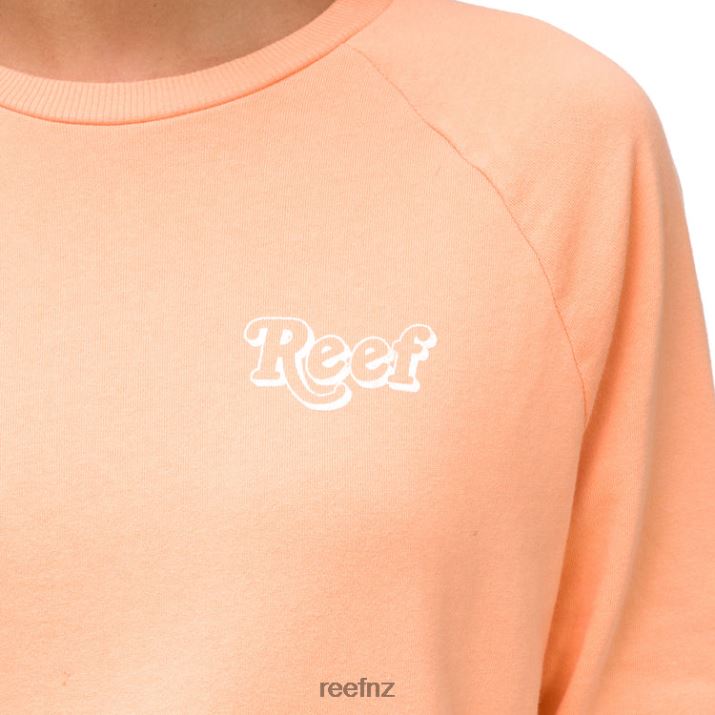 Reef NZ 62JVZ289 - Florence Pullover Crewneck Women Coral Reef