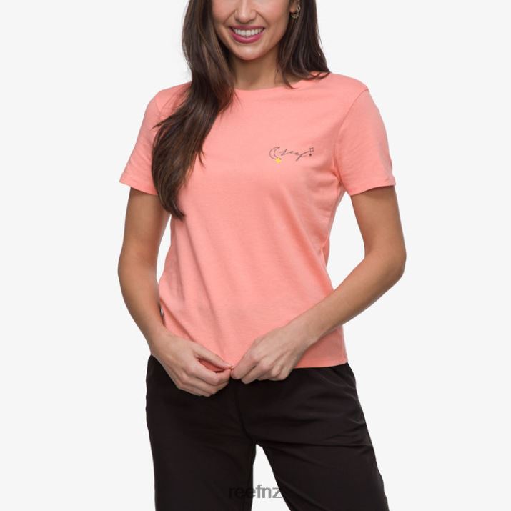 Reef NZ 62JVZ266 - Framed Short Sleeve Tee Women Desert Flower Reef