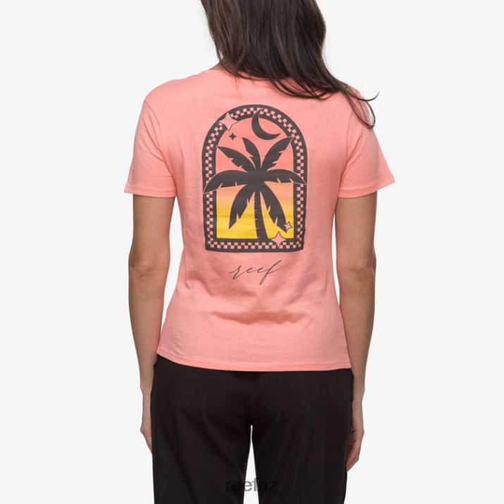 Reef NZ 62JVZ266 - Framed Short Sleeve Tee Women Desert Flower Reef