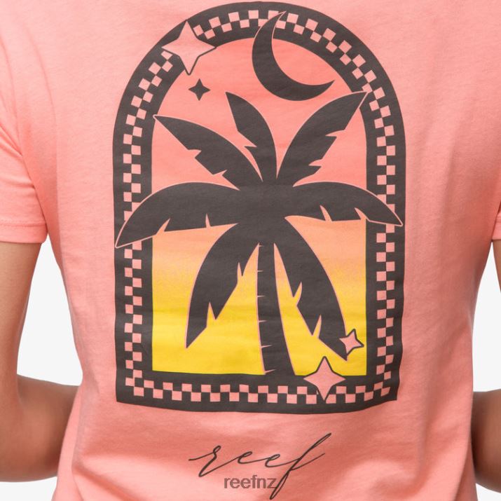 Reef NZ 62JVZ266 - Framed Short Sleeve Tee Women Desert Flower Reef