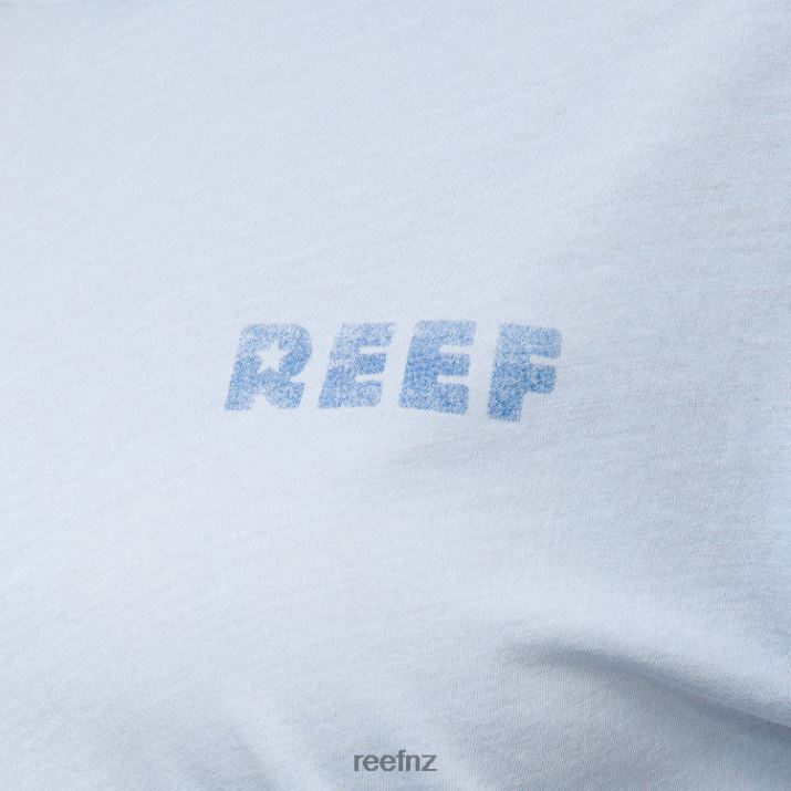 Reef NZ 62JVZ269 - Fountains Short Sleeve Crop Tee Women Skyway Reef