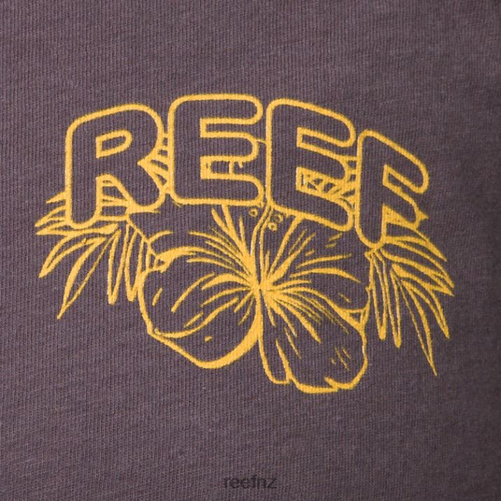 Reef NZ 62JVZ278 - Belina Short Sleeve Tee Women Grey Reef