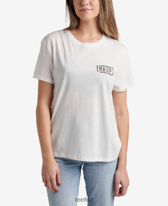 Reef NZ 62JVZ280 - Shacktime Short Sleeve Tee Women Marshmallow Reef