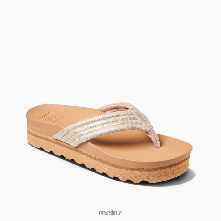 Reef Shoes NZ 62JVZ122 - Cushion Shea Hi Women Tan/Champagne Reef