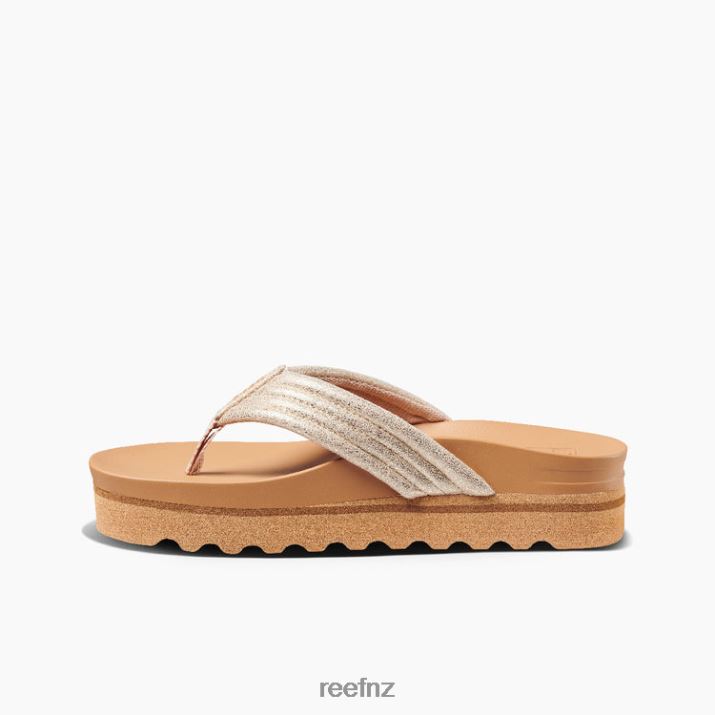 Reef Shoes NZ 62JVZ122 - Cushion Shea Hi Women Tan/Champagne Reef