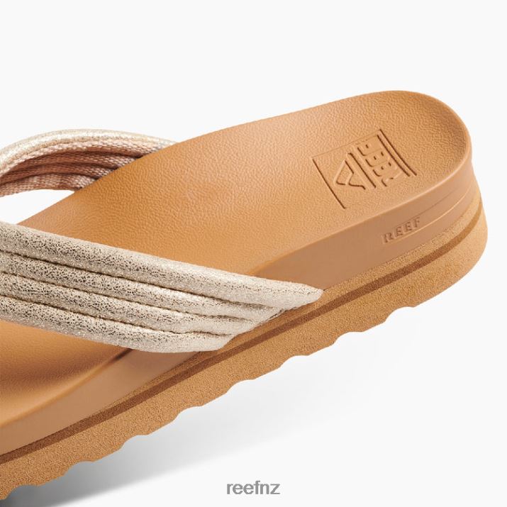 Reef Shoes NZ 62JVZ122 - Cushion Shea Hi Women Tan/Champagne Reef