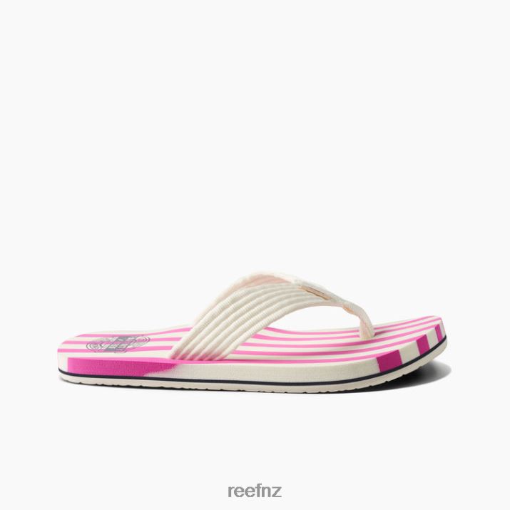 Reef Shoes NZ 62JVZ129 - Faherty x Reef OG Stripe Women Fuchsia