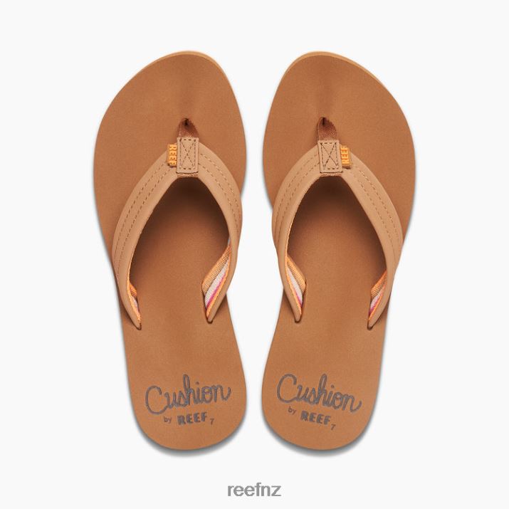 Reef Shoes NZ 62JVZ148 - Reef Cushion Breeze Women Tan/Smoothie