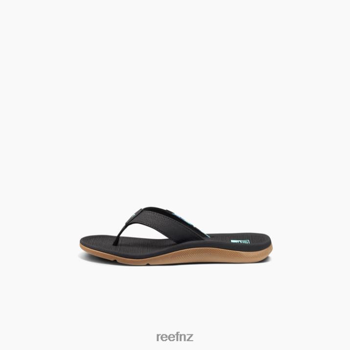 Reef Shoes NZ 62JVZ159 - Santa Ana Women Black Multi Reef