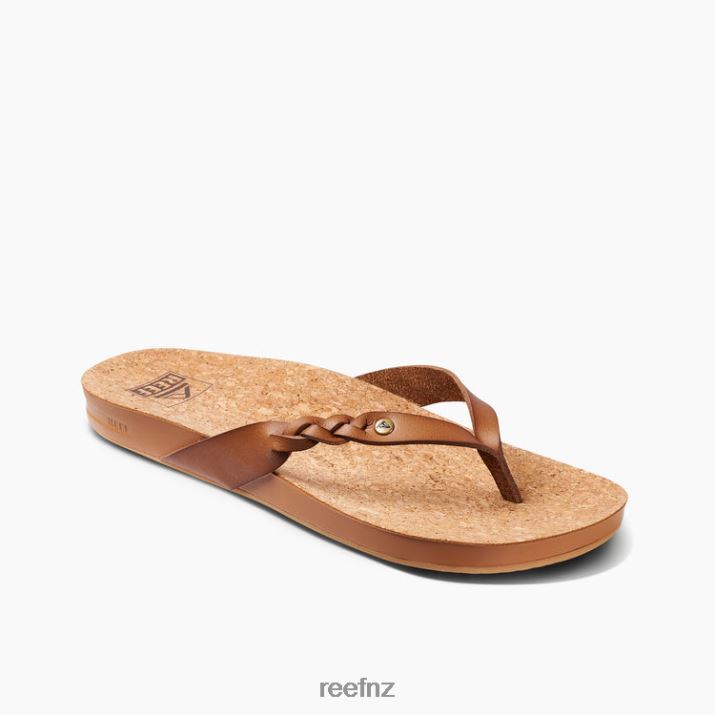 Reef Shoes NZ 62JVZ164 - Cushion Court Twist Women Coffee Reef