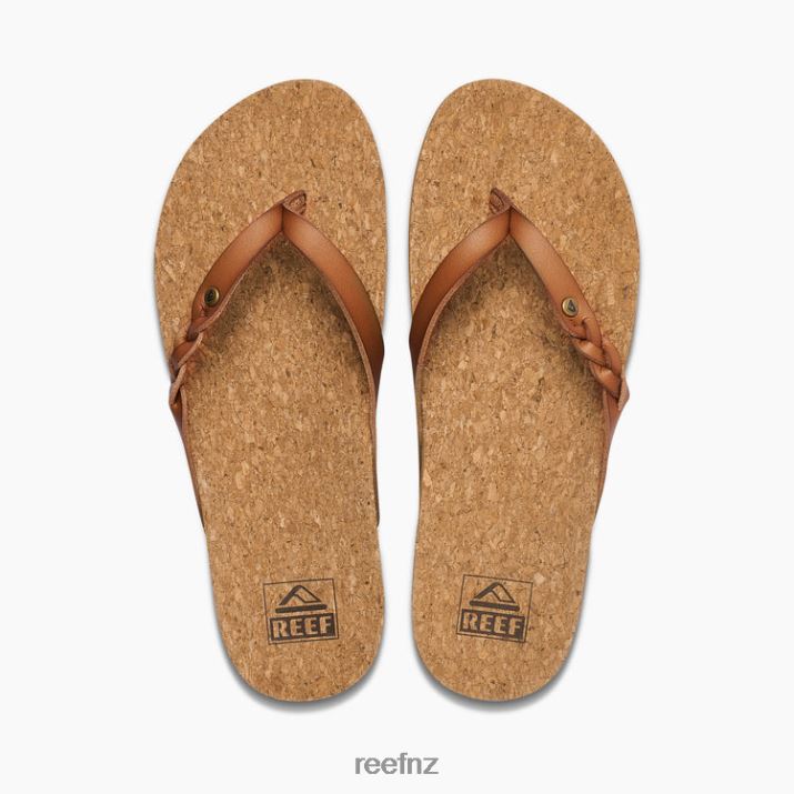 Reef Shoes NZ 62JVZ164 - Cushion Court Twist Women Coffee Reef