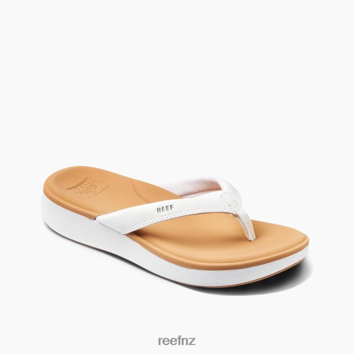 Reef Shoes NZ 62JVZ33 - Cushion Cloud Women White/Tan Reef