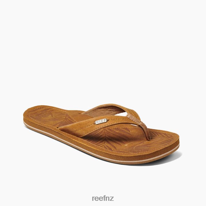 Reef Shoes NZ 62JVZ39 - Reef Drift Away Leather Women Caramel