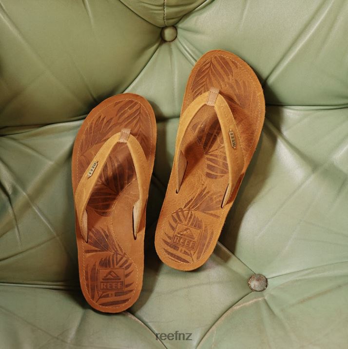 Reef Shoes NZ 62JVZ39 - Reef Drift Away Leather Women Caramel