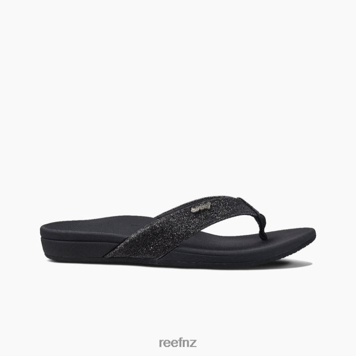Reef Shoes NZ 62JVZ43 - Reef Ortho-Spring Women Black/Black Glitter