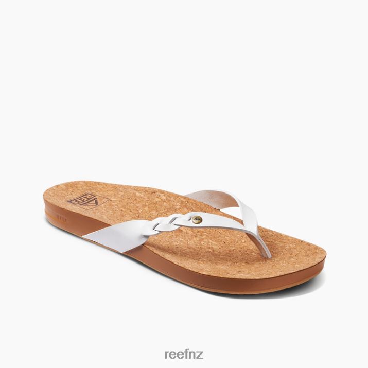 Reef Shoes NZ 62JVZ47 - Cushion Court Twist Women White Reef