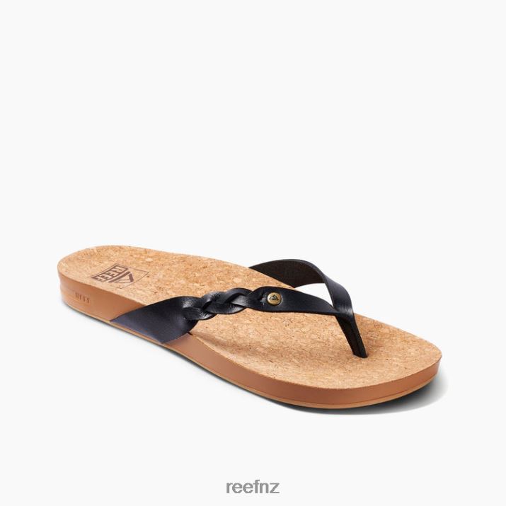 Reef Shoes NZ 62JVZ49 - Cushion Court Twist Women Black Reef