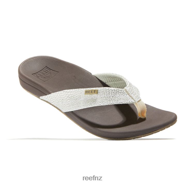 Reef Shoes NZ 62JVZ54 - Reef Ortho-Spring Women Brown/White