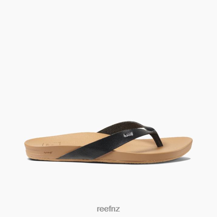 Reef Shoes NZ 62JVZ70 - Cushion Court Women Black/Natural Reef