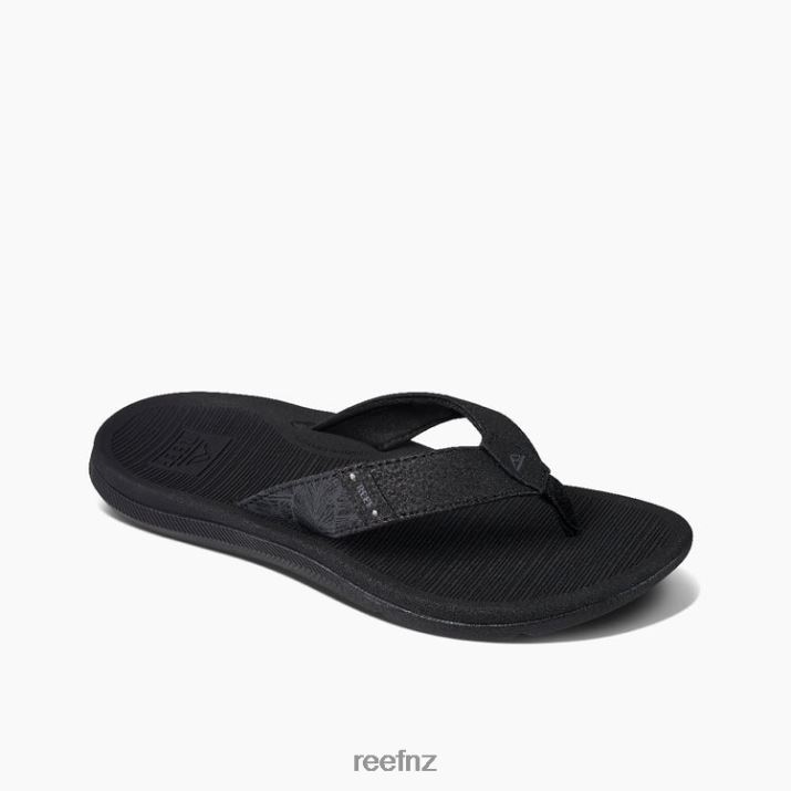 Reef Shoes NZ 62JVZ81 - Santa Ana Women Black Reef