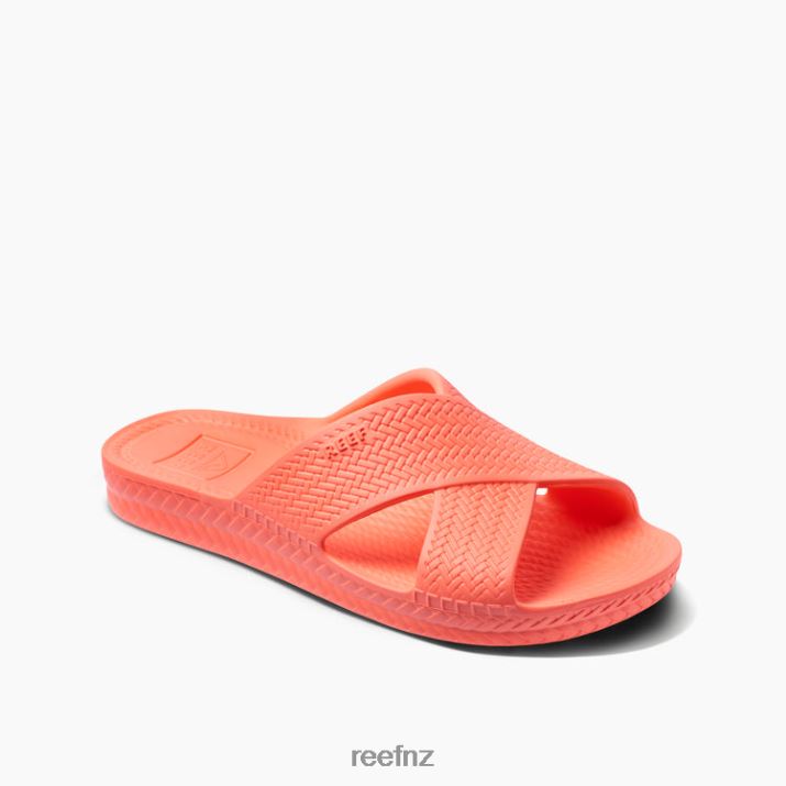 Reef Shoes NZ 62JVZ111 - Water X Slide Women Neon Poppy Reef