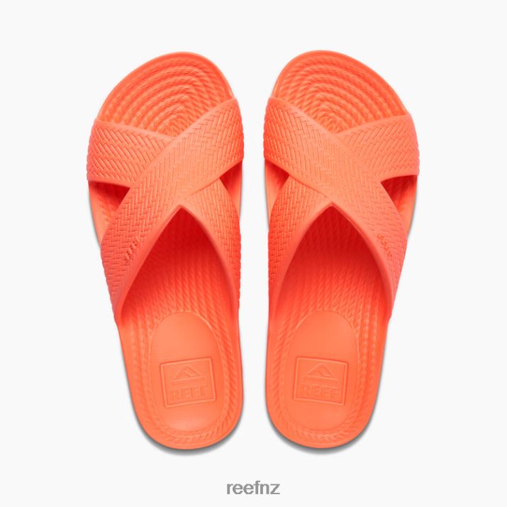 Reef Shoes NZ 62JVZ111 - Water X Slide Women Neon Poppy Reef