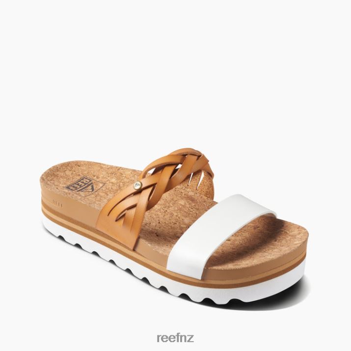 Reef Shoes NZ 62JVZ113 - Cushion Vista Hi Twist Women Natural/White Reef