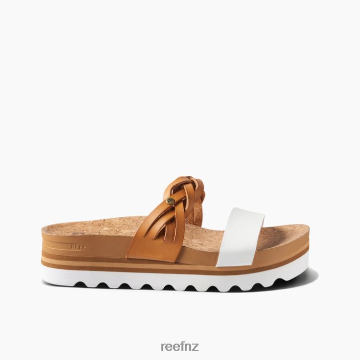 Reef Shoes NZ 62JVZ113 - Cushion Vista Hi Twist Women Natural/White Reef