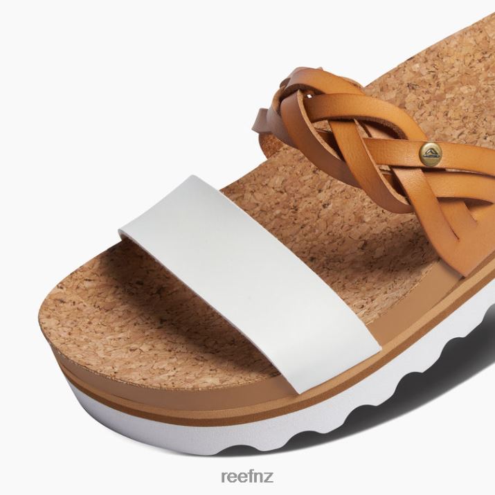 Reef Shoes NZ 62JVZ113 - Cushion Vista Hi Twist Women Natural/White Reef