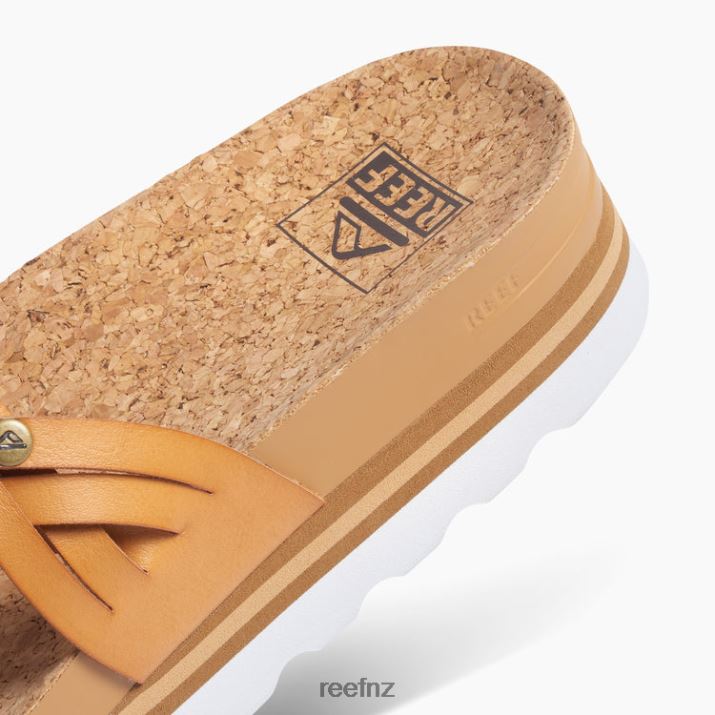 Reef Shoes NZ 62JVZ113 - Cushion Vista Hi Twist Women Natural/White Reef
