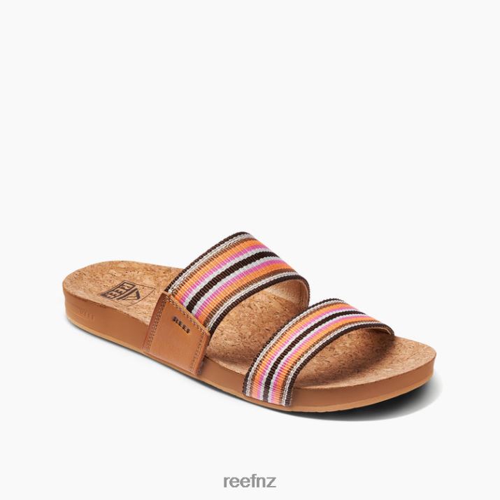 Reef Shoes NZ 62JVZ123 - Cushion Vista Threads Women Smoothie Stripe Reef
