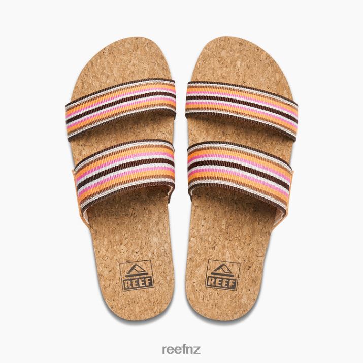 Reef Shoes NZ 62JVZ123 - Cushion Vista Threads Women Smoothie Stripe Reef