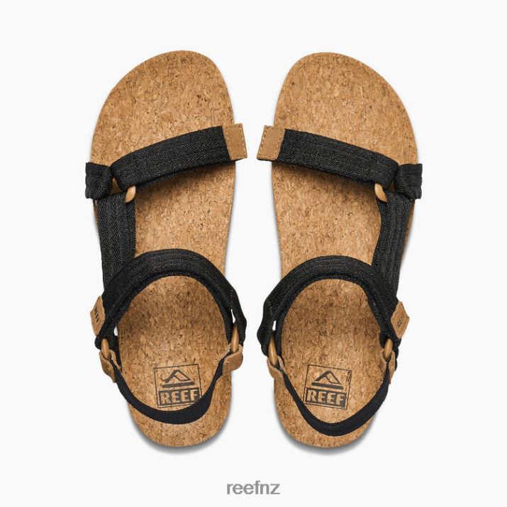Reef Shoes NZ 62JVZ130 - Cushion Rem Hi Women Black/Tan Reef