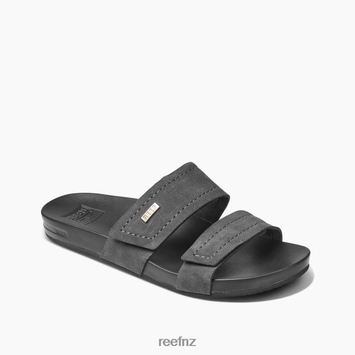 Reef Shoes NZ 62JVZ139 - Velcro Vista Suede Women Black Reef