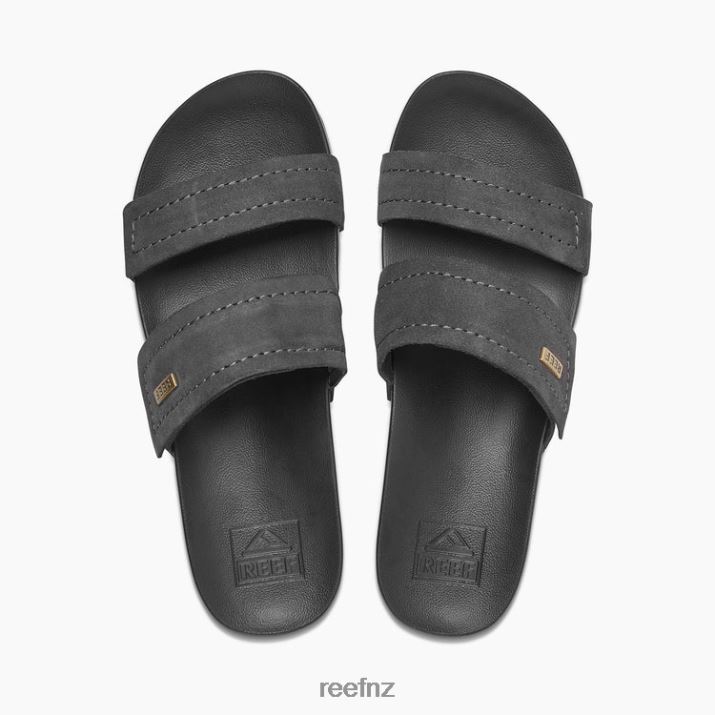 Reef Shoes NZ 62JVZ139 - Velcro Vista Suede Women Black Reef