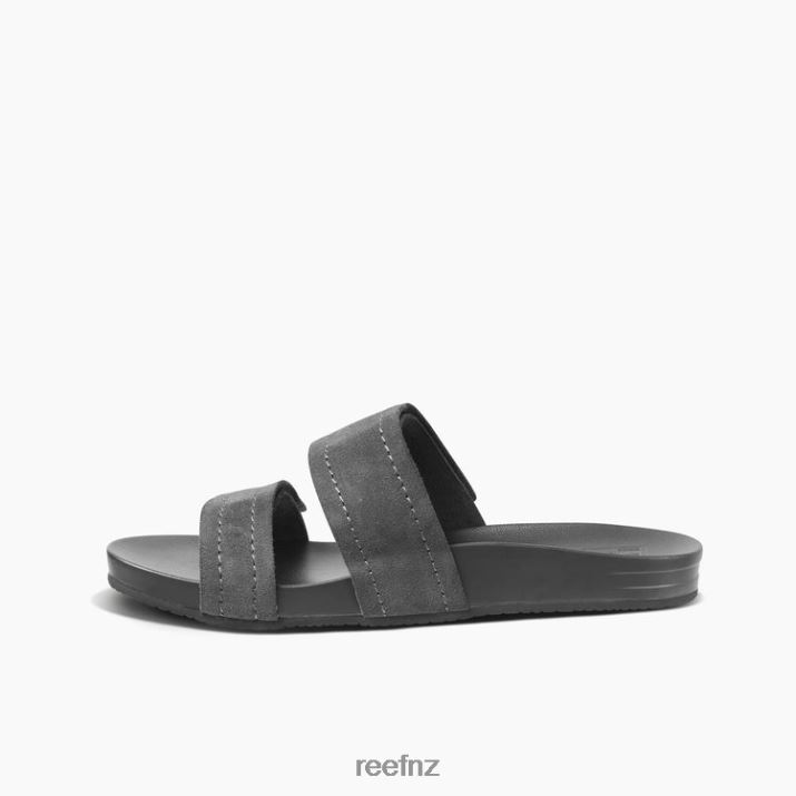 Reef Shoes NZ 62JVZ139 - Velcro Vista Suede Women Black Reef