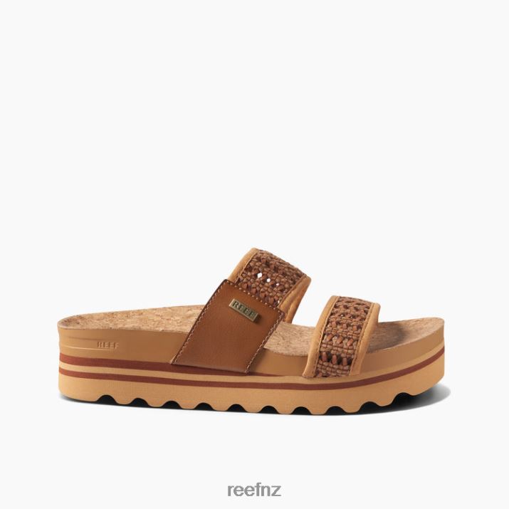 Reef Shoes NZ 62JVZ169 - Vista Hi Woven Women Brunette Reef