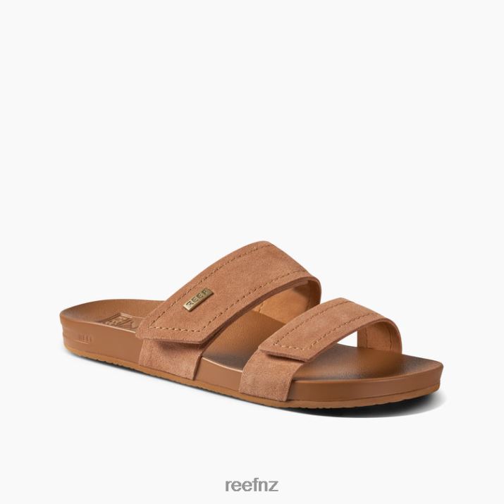 Reef Shoes NZ 62JVZ173 - Velcro Vista Suede Women Caramel Reef